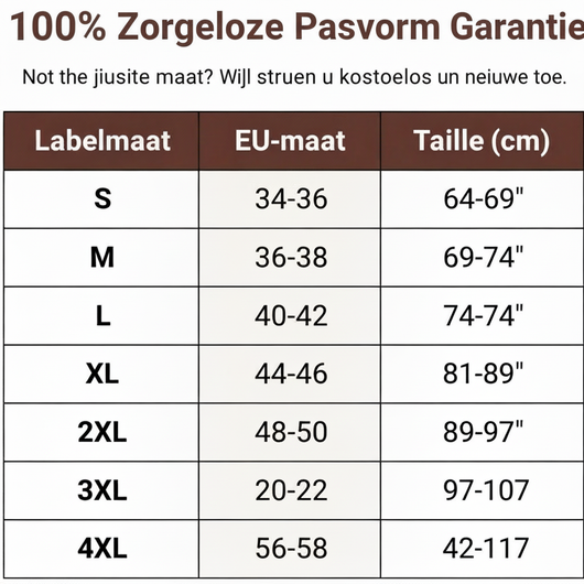 4 Pack 100% Lekvrij ondergoed