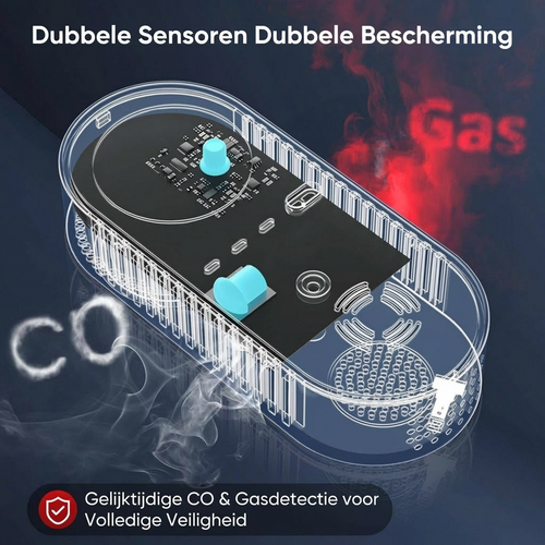 Hexro 4 In 1 CO Detector