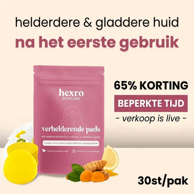 Brightening Pads met Kurkuma & Kojiczuur