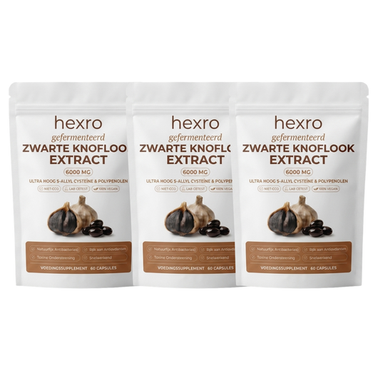 3X Gefermenteerd Zwarte-Knoflookextract